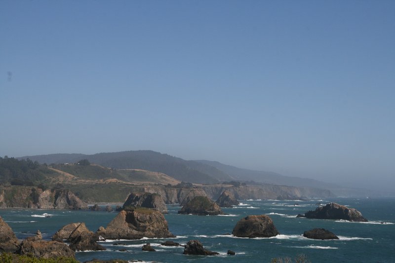 cycle touring on highway 1 in california 