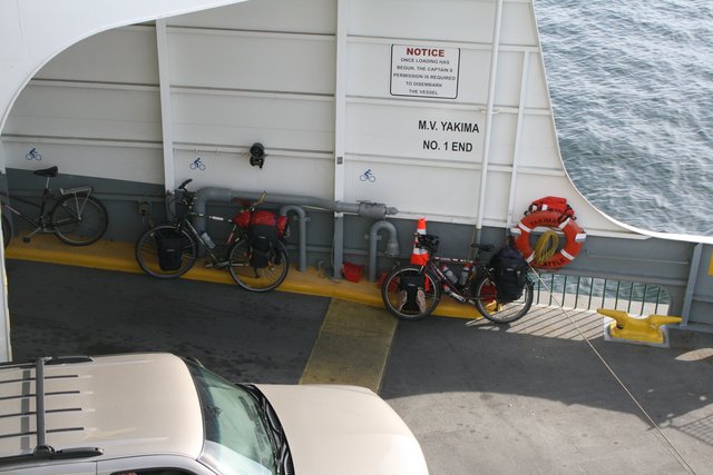 bicycles on ferry