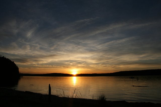 sunset lopez island