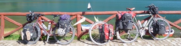 surly long haul truckers and extrawheel on the Carretera Austral