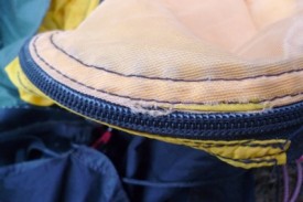 worn hilleberg zip