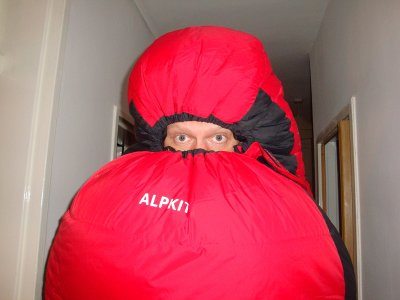 Alpkit SkyeHigh 800 Sleeping bag, a hug in a bag :)