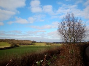 view towards London