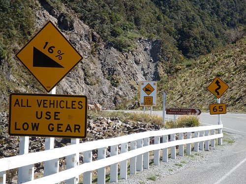 nasty road in nz arthurs pass