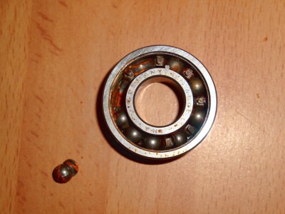 new ball bearings in HOPE hub