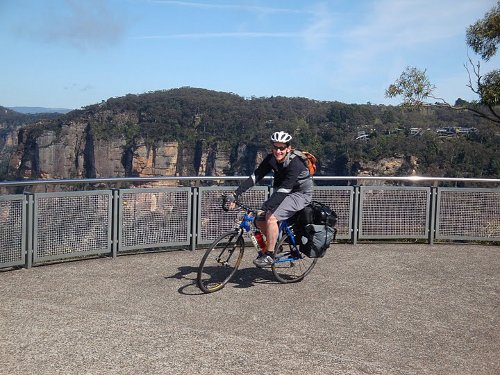 our guide in the blue mountains