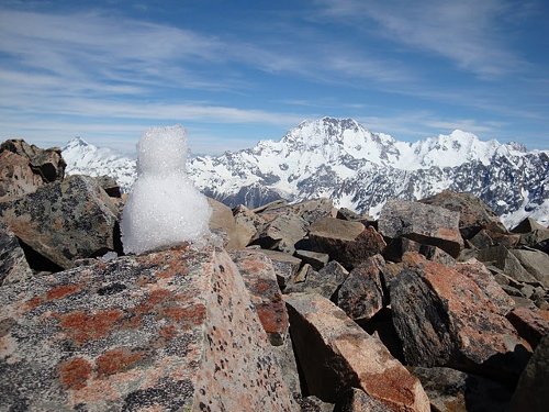 snowman at 2300 meters