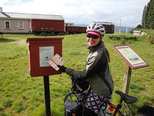 stamping the passport on otago rail trail