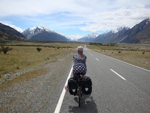 cycling to mt cook