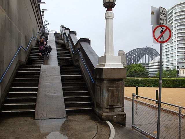 cycle route over sydney harbour bridge