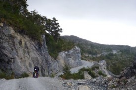 cycling La Carretera Austral hills