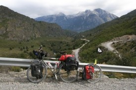 cycling touring on Carretera Austral