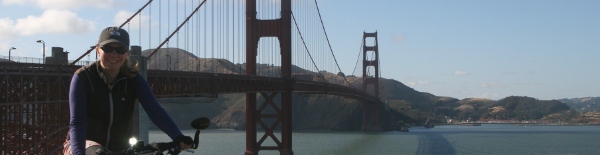 cycle touring California golden gate bridge San Francisco 