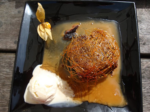 sticky toffee pudding cycling food